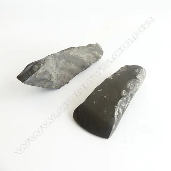 Two Māori pre-European toki,